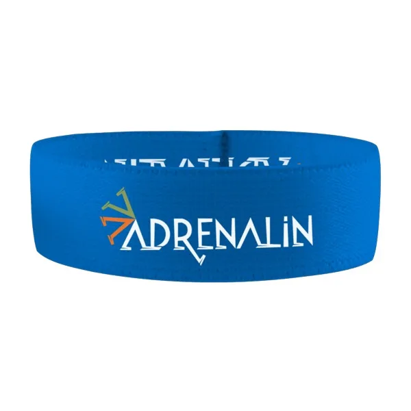 3/4" wide x 7" long Dye-Sublimated Stretchy Elastic Bracelet