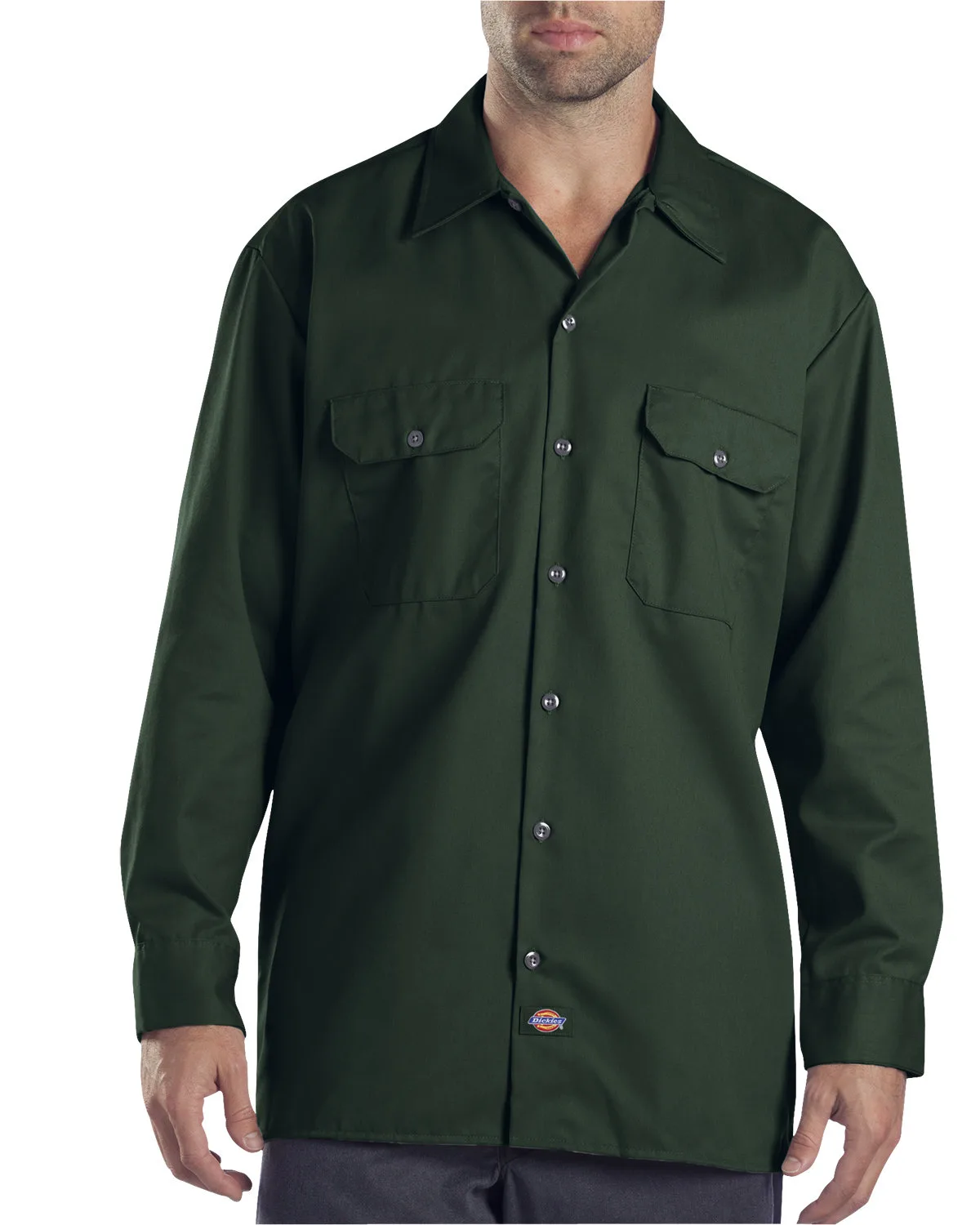 Williamson-Dickie Mfg Co Unisex Long-Sleeve Work Shirt view 7