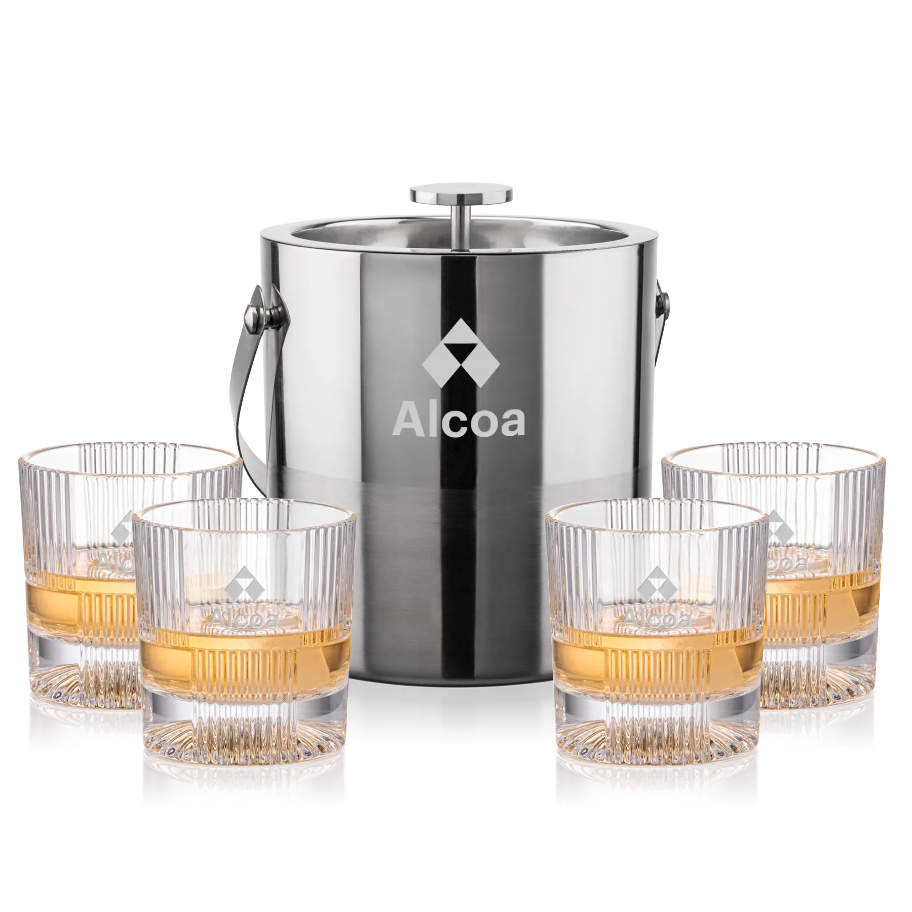 Catania Bucket Set, Laser Engraving, Set of 5