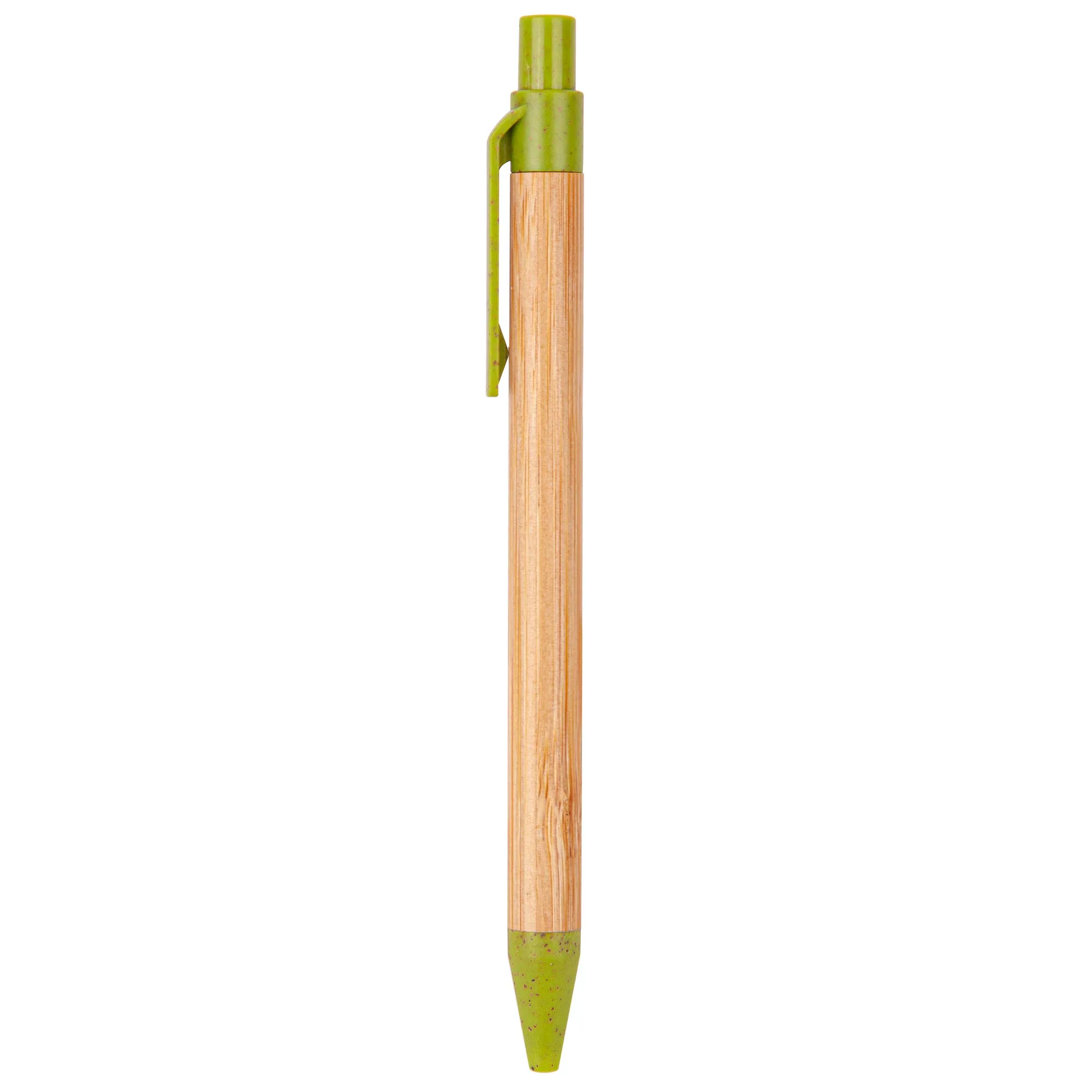 The Albury Bamboo Wheat Straw Click-Action Ballpoint Pen view 4
