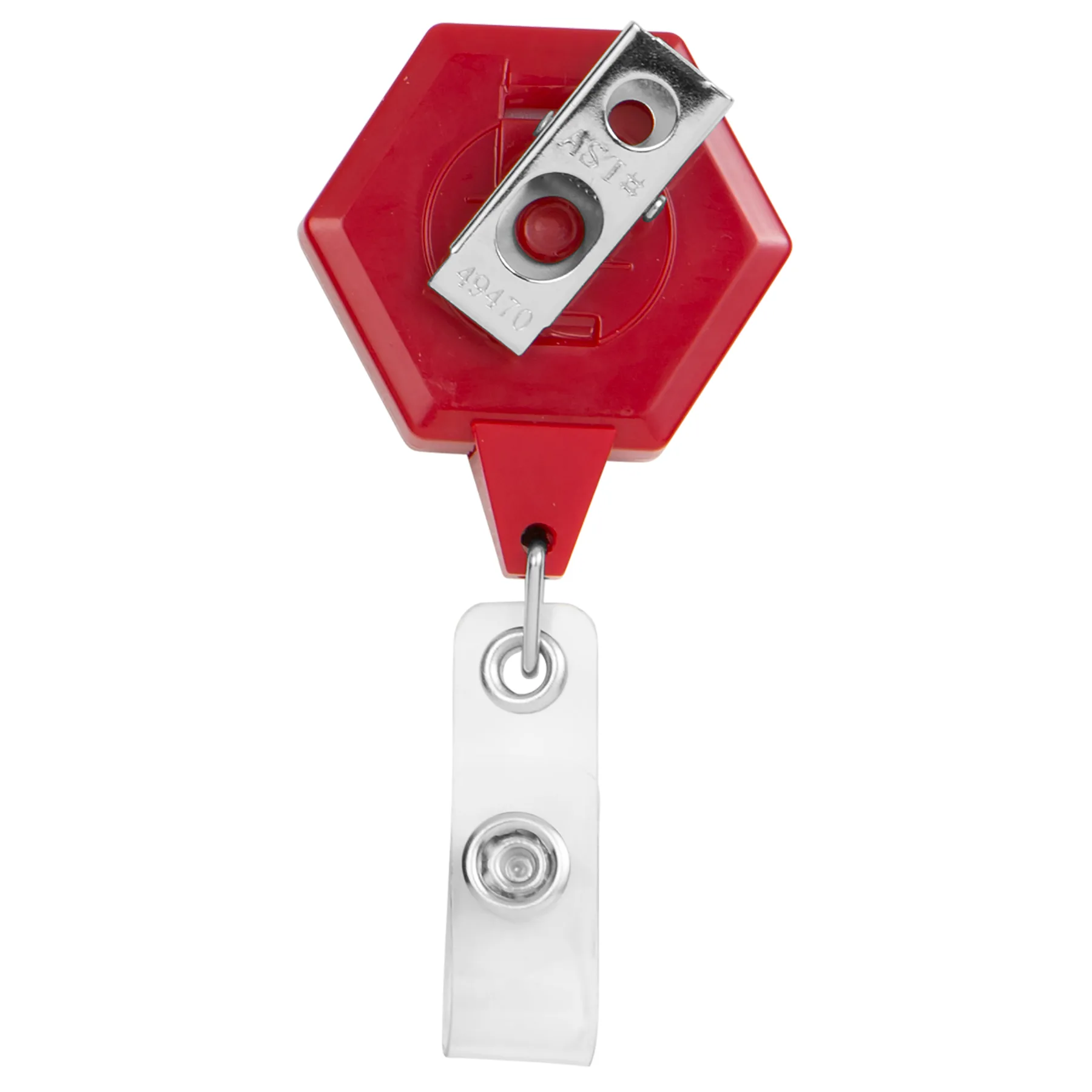 JUMBO Hexagon Retractable Badge Reel view 3