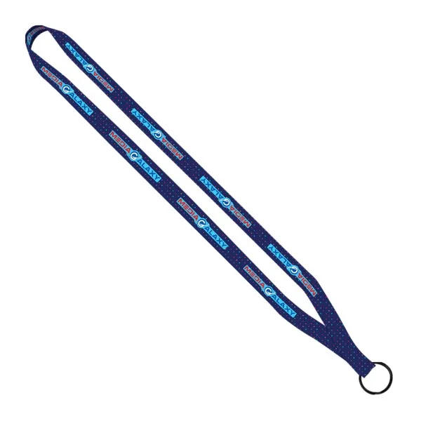 1/2" Polyester Dye Sublimated Lanyard view 2