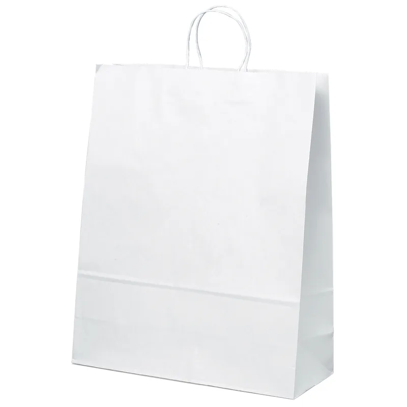 Stephanie - White Shopper - Foil Print (16" x 6" x 19") view 2