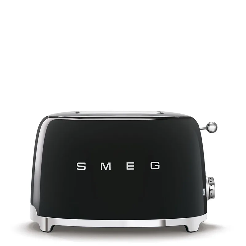 SMEG 2-Slice Toaster - Black Glossy