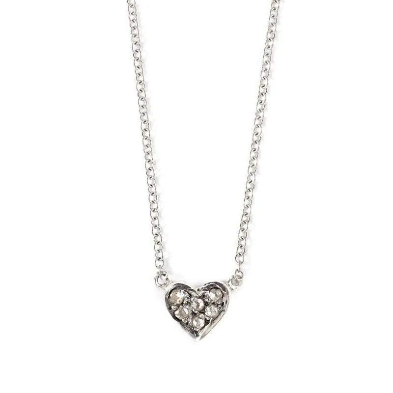 Chan Luu Heart Diamond Necklace