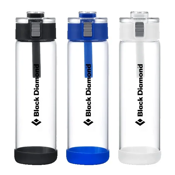 Laramie 22oz Glass Bottle w Flip Lid