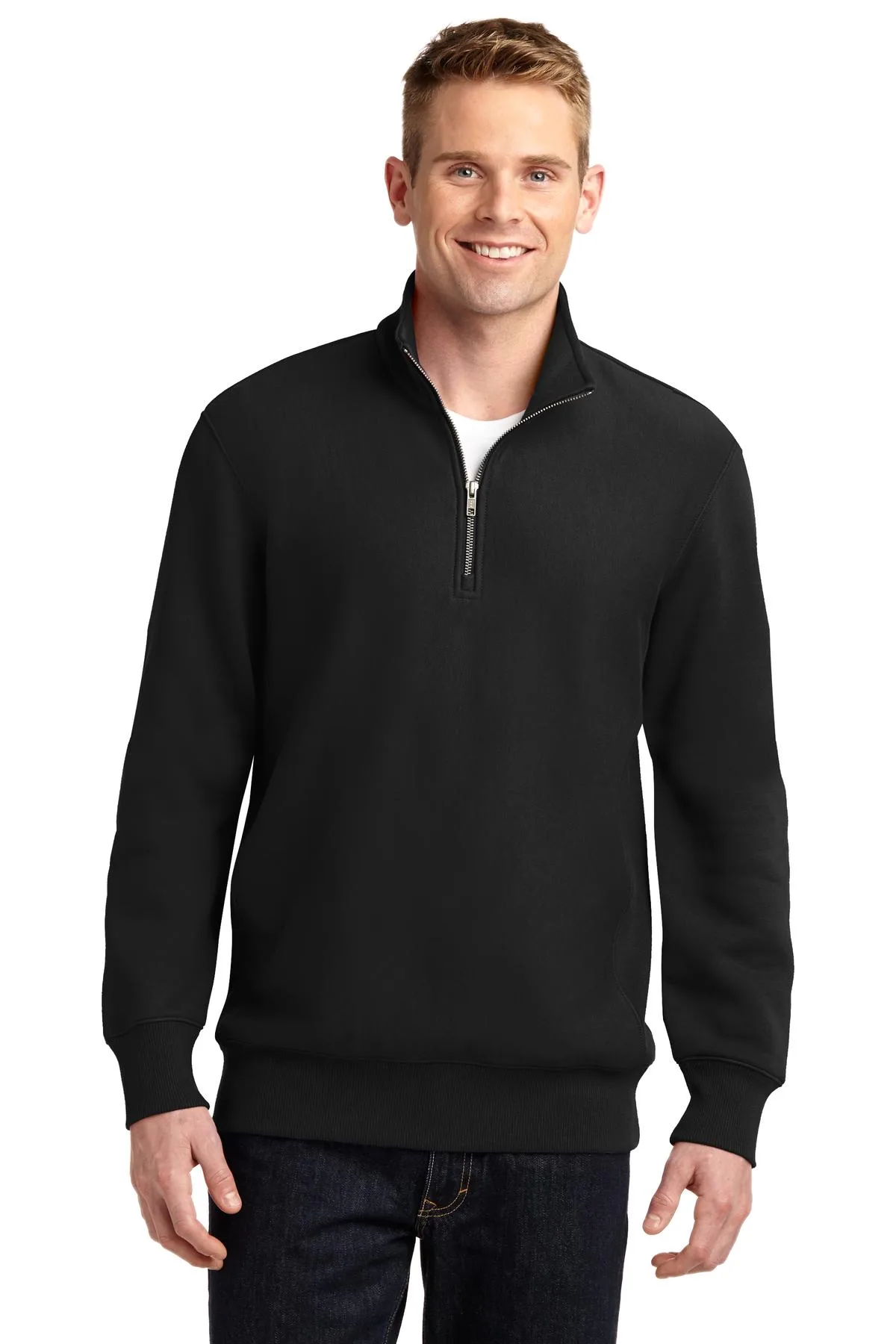 Sport-Tek® Super Heavyweight 1/4-Zip Pullover Sweatshirt. view 2