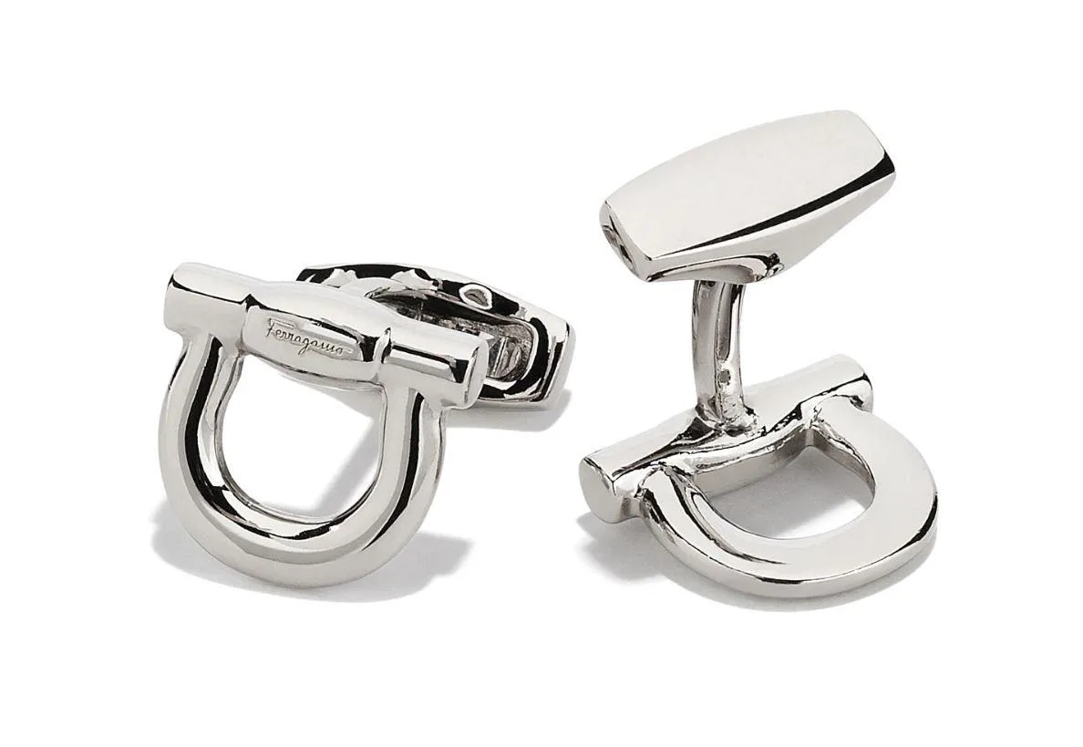 Salvatore Ferragamo Gancini Cufflinks