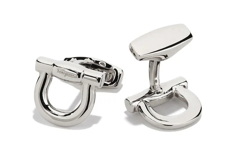 Salvatore Ferragamo Gancini Cufflinks