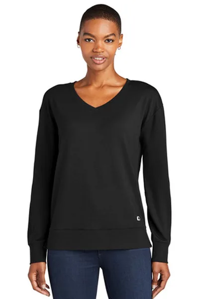OGIO® Women's Luuma Flex Long Sleeve V-Neck