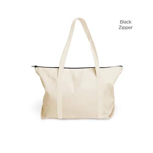 Continued Weekender Tote (Natural Canvas) view 3