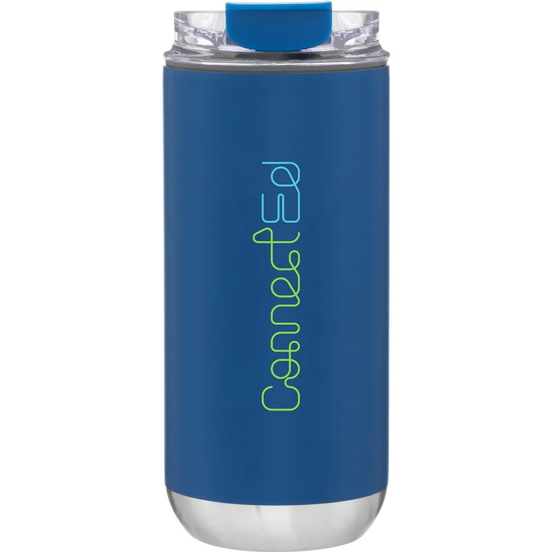 16 oz Palma Travel Tumbler (Matte Steel Blue)