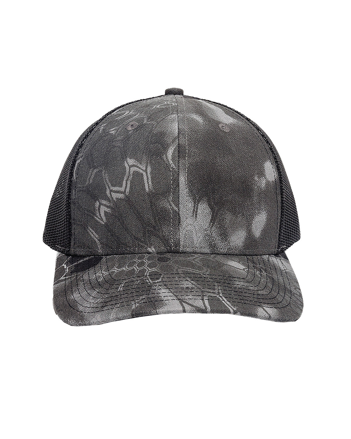 Outdoor Cap Co Structured Camo Trucker With Solid Mesh Back Hat
