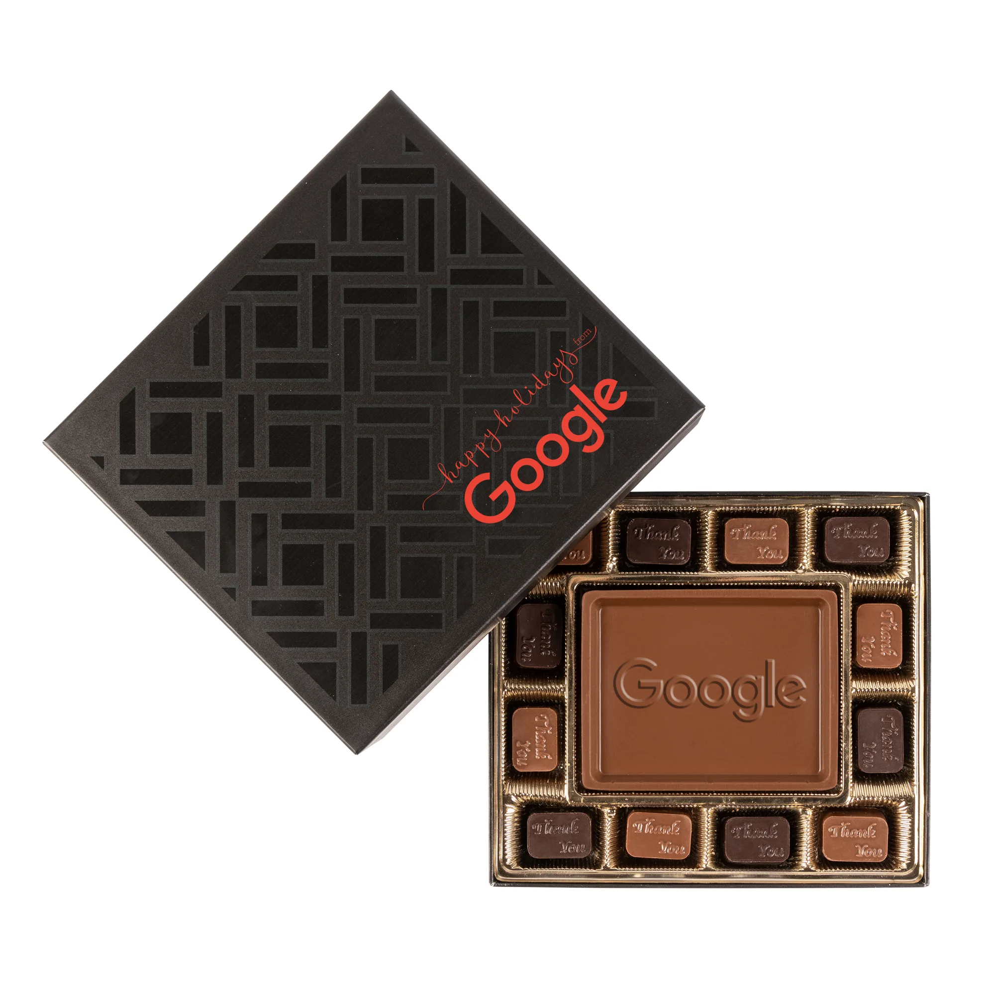 Small Custom Class Chocolate Delight Gift Box w/ Screen Printed Lid view 2