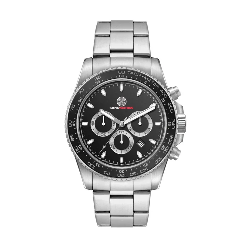 42.5mm, Ss, Silver Case, Chrono Mvt, Dte