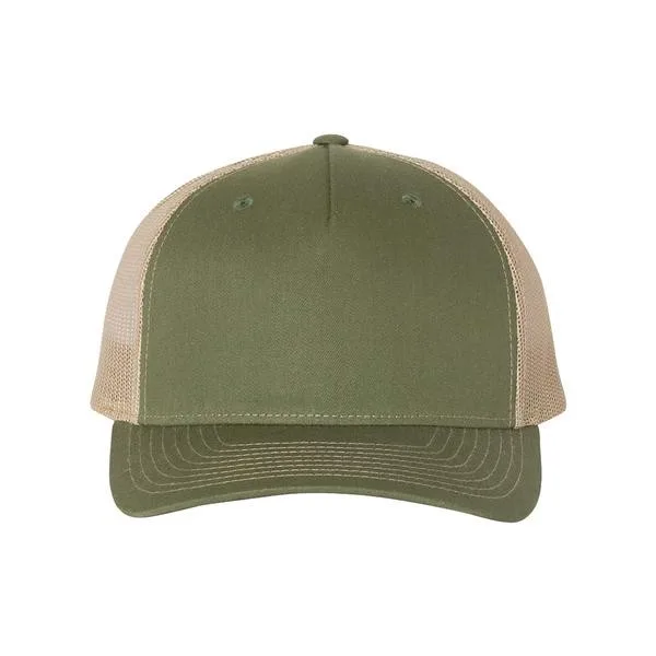 Richardson 112FP Five-Panel Snapback Trucker Hat view 3