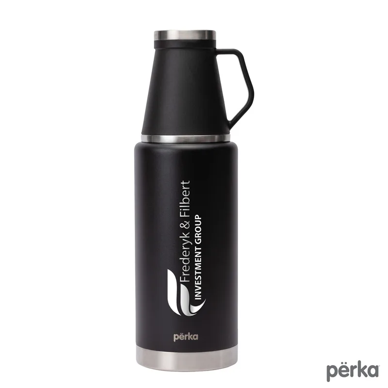 Perka Rover 51 oz. Double Wall, Stainless Steel Growler w/ Cup view 2