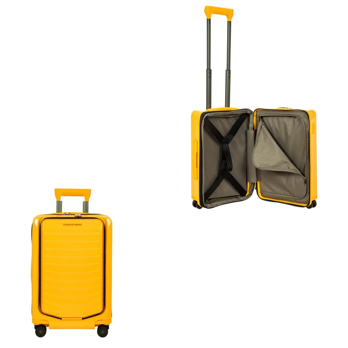 Bric's Porsche Roadster By Bric's 21" Expandable Spinner Luggage - Racing Yellow