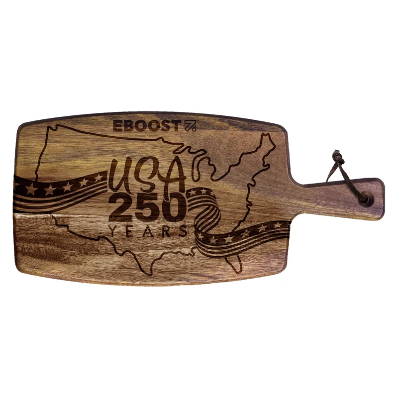 Limited Edition USA 250 Years Rock & Branch® Acacia Paddle Cutting Board