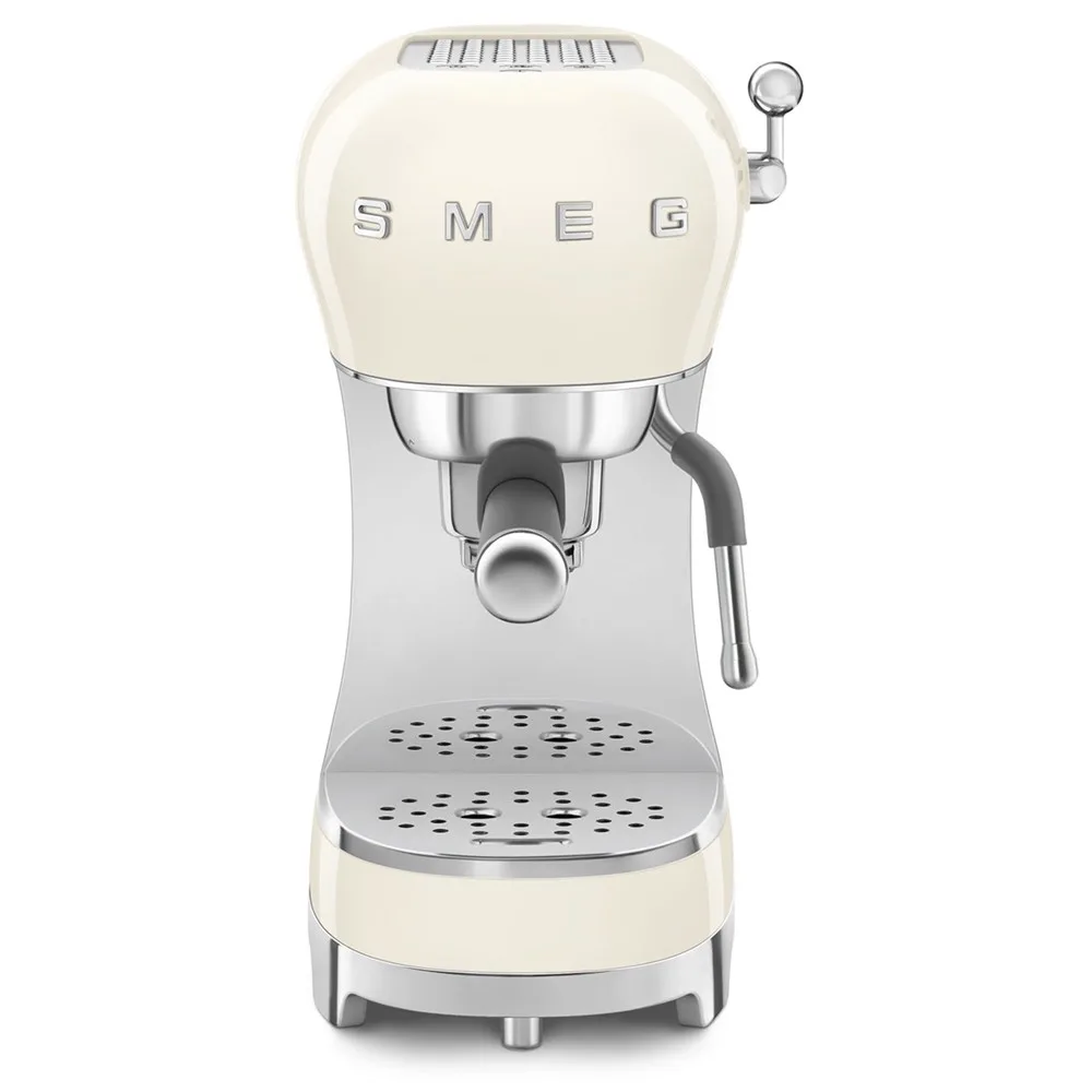 SMEG Espresso Coffee Machine - Cream Glossy
