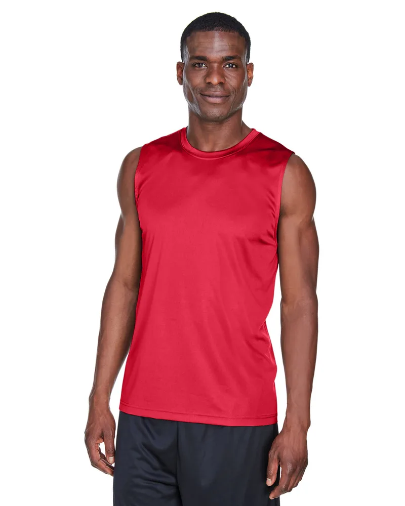 Team 365 Men's Zone Performance Sleeveless Muscle T-Shirt view 5