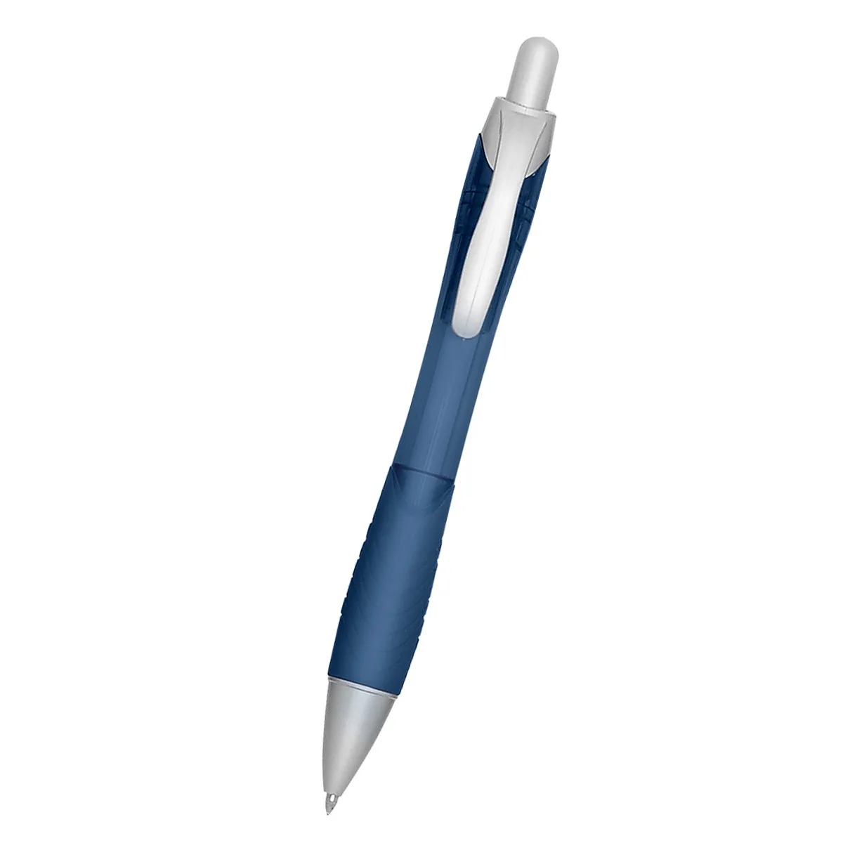 Rio Ballpoint Pen With Contoured Rubber Grip view 3