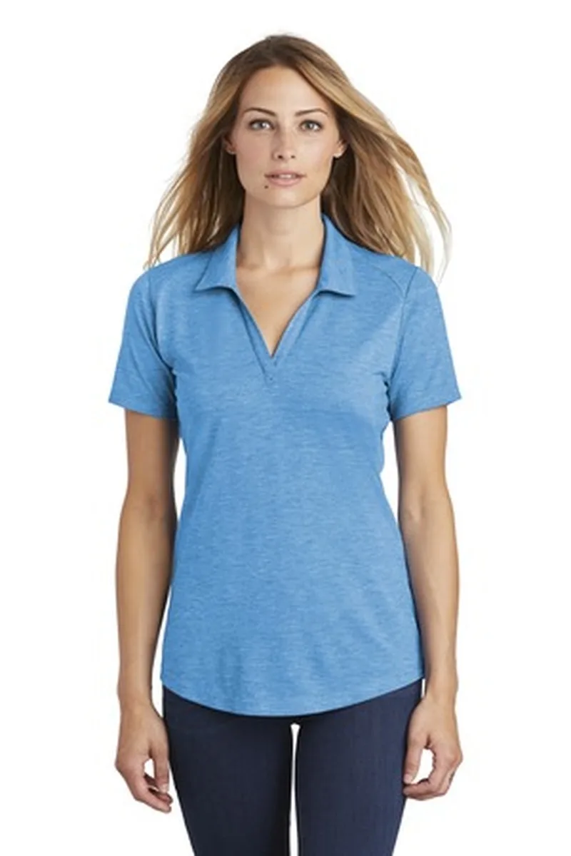 Sport-Tek ® Women's PosiCharge ® Tri-Blend Wicking Polo.