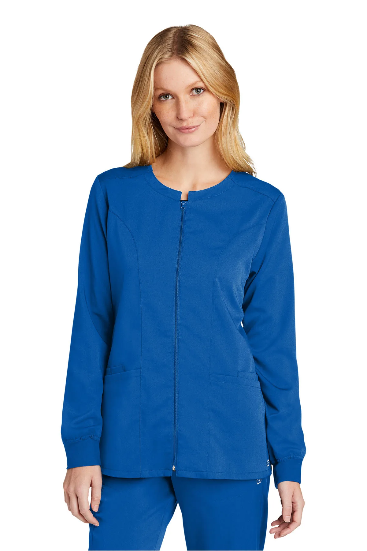 Wink® Women's Premiere Flex™ Full-Zip Scrub Jacket view 5