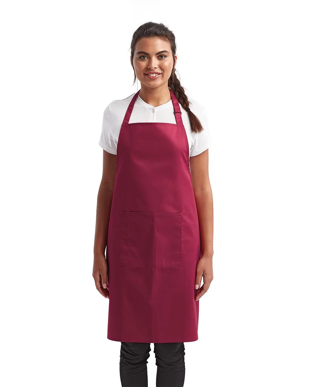 Artisan Collection by Reprime® Unisex 'Colors' Recycled Bib Apron w/Pocket view 2