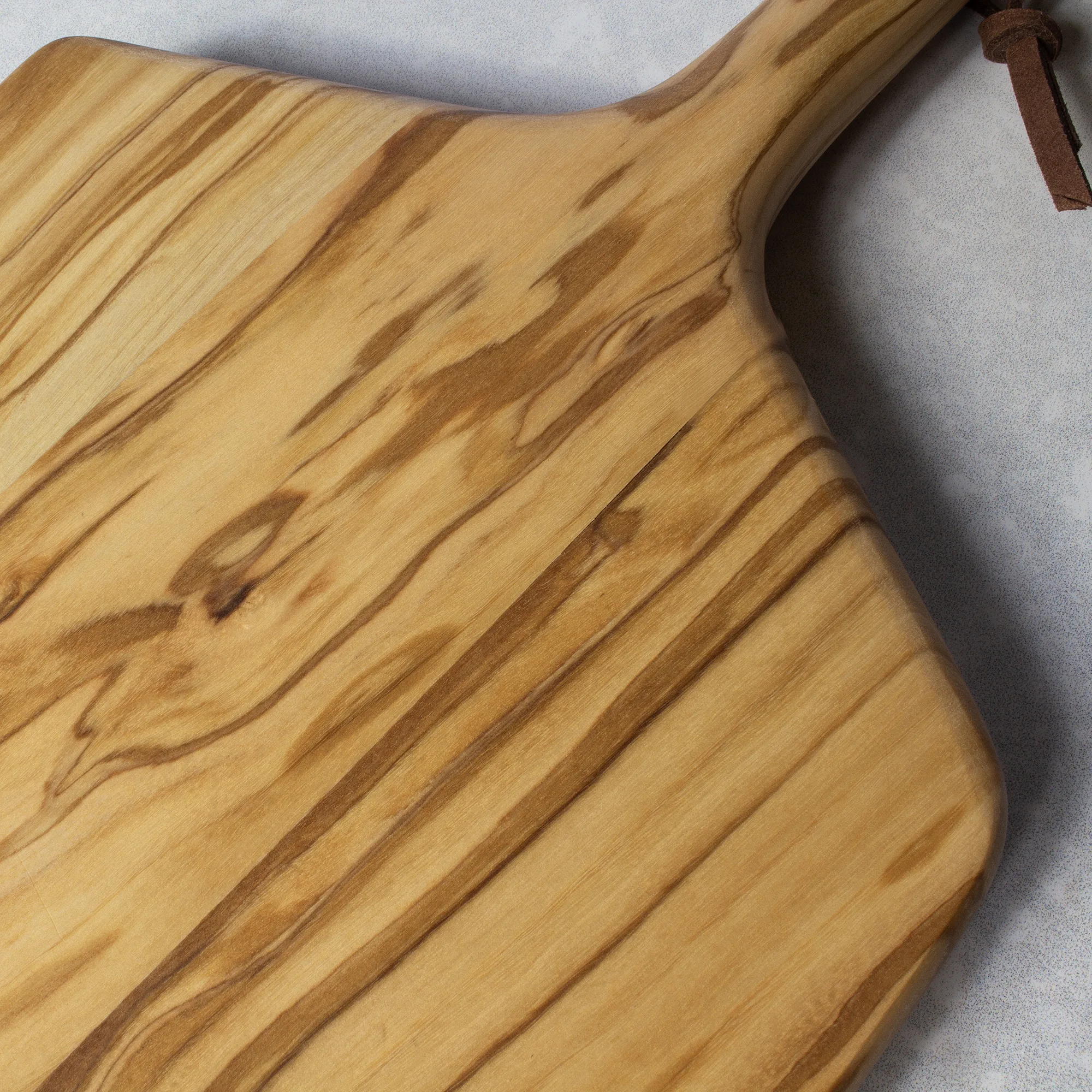 Rock & Branch® Olive Wood Cutting & Serving Board W/Handle view 3