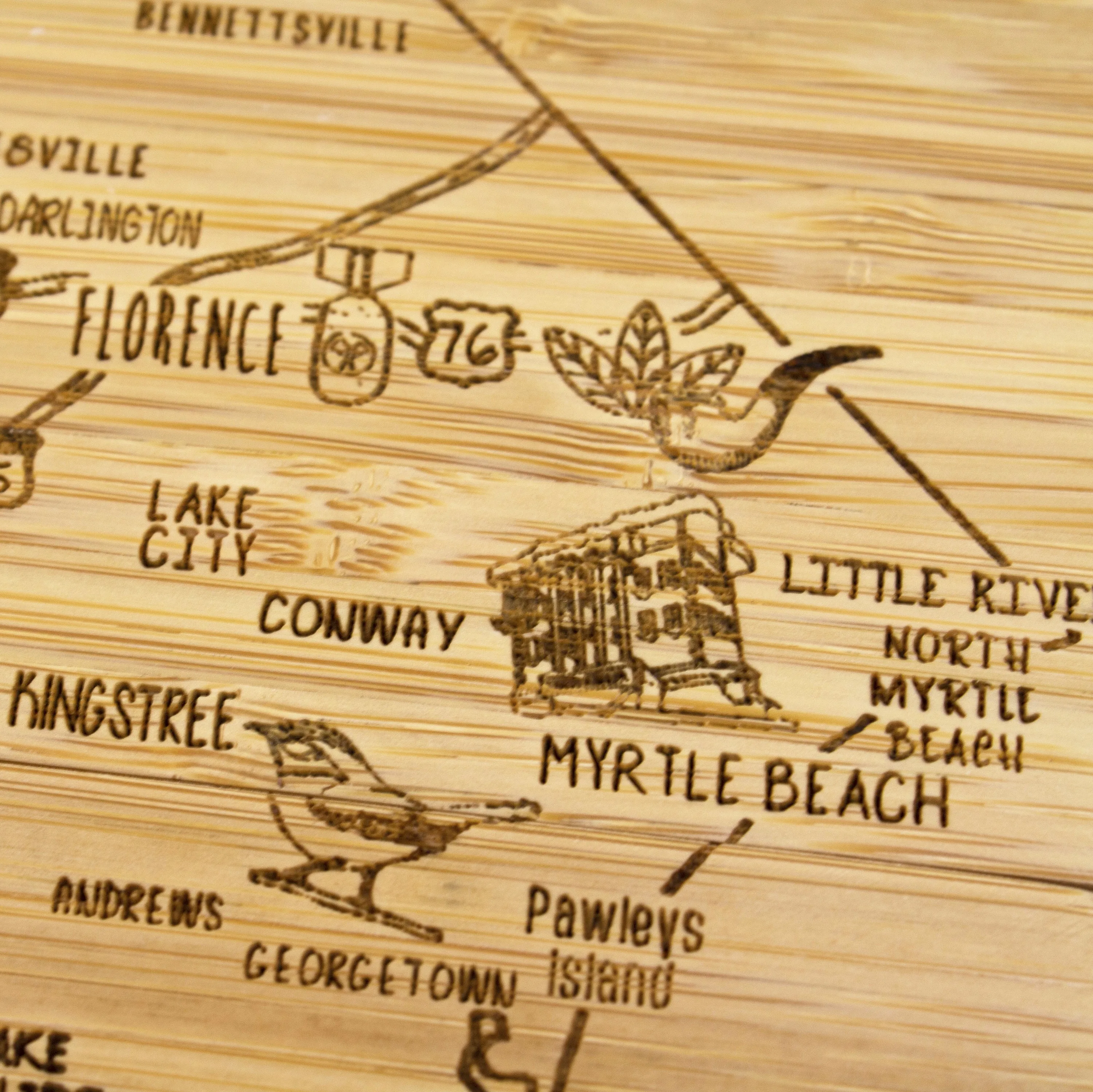 South Carolina Puzzle Coaster Set view 6