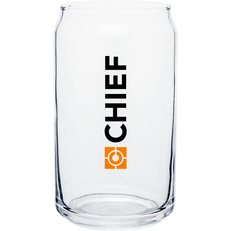 16 oz Plain Soda Can Glass