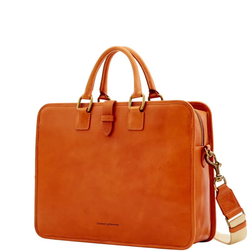 Dooney & Bourke Florentine Brooklyn Briefcase - Natural Beige