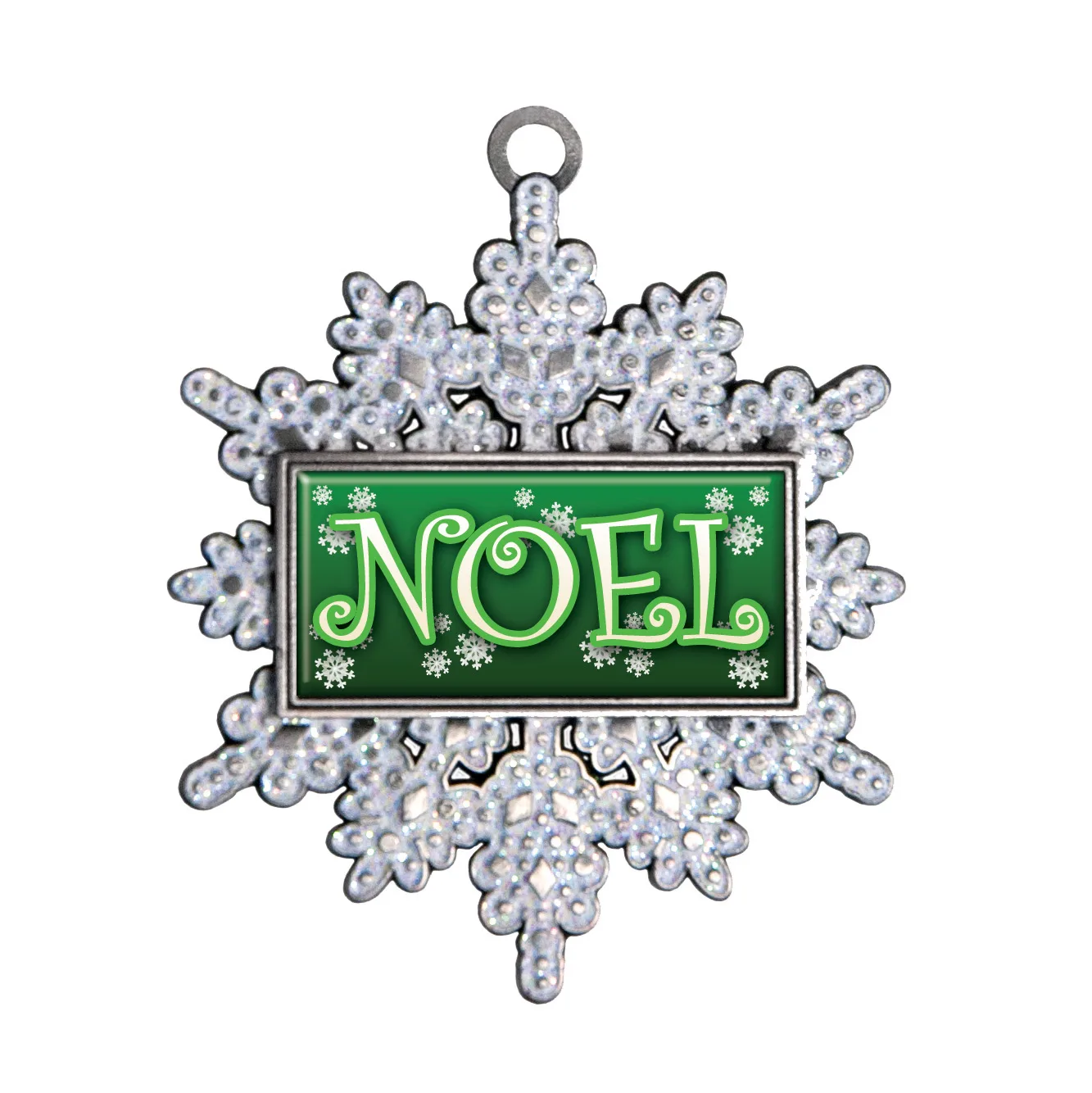 Express Snowflake Holiday Ornament (Domestically Produced)
