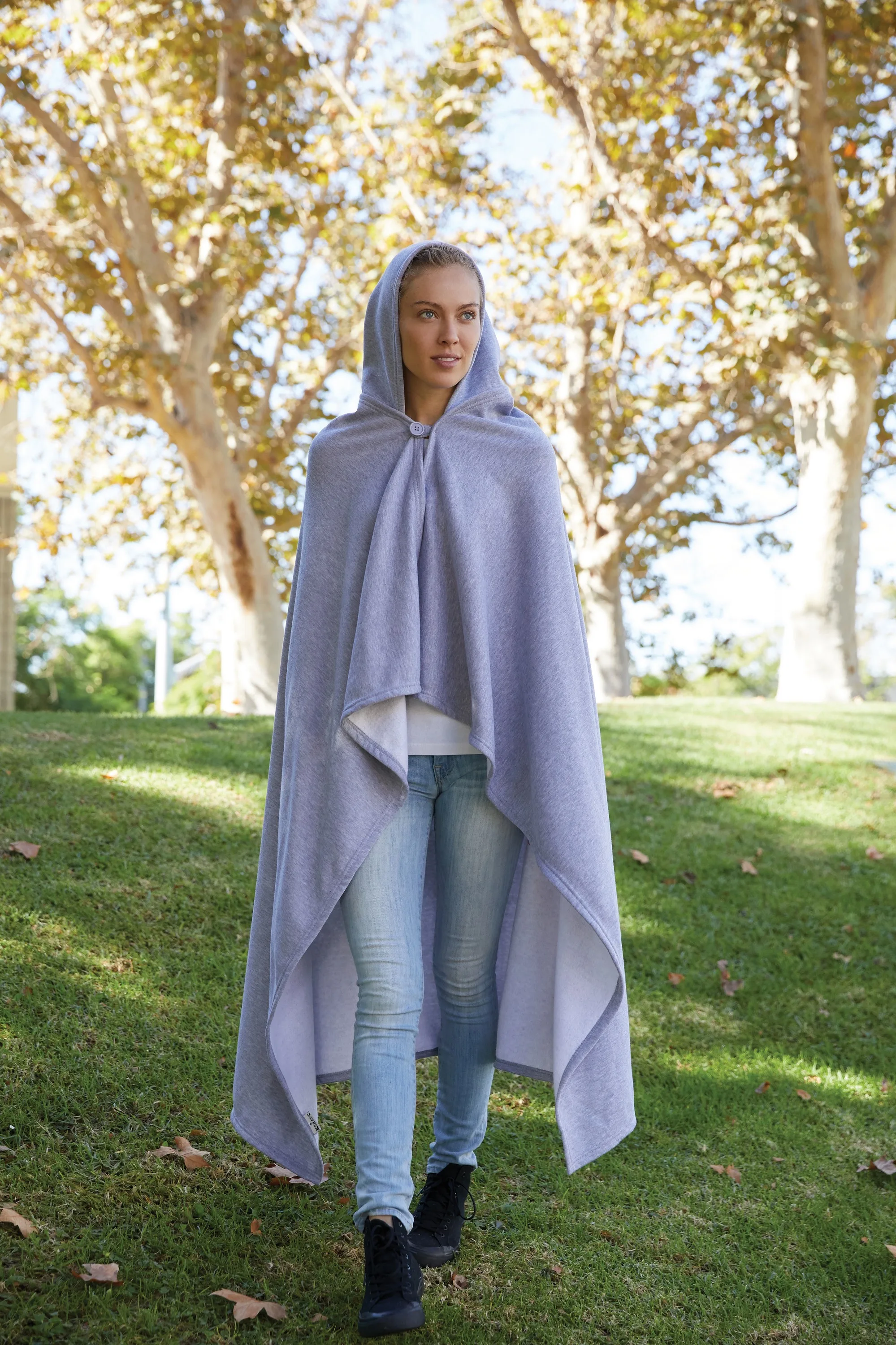 Athletic Gray Blank Lifestyle Front View
