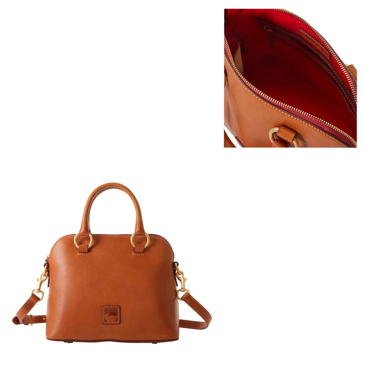 Dooney & Bourke Natural Florentine Domed Satchel