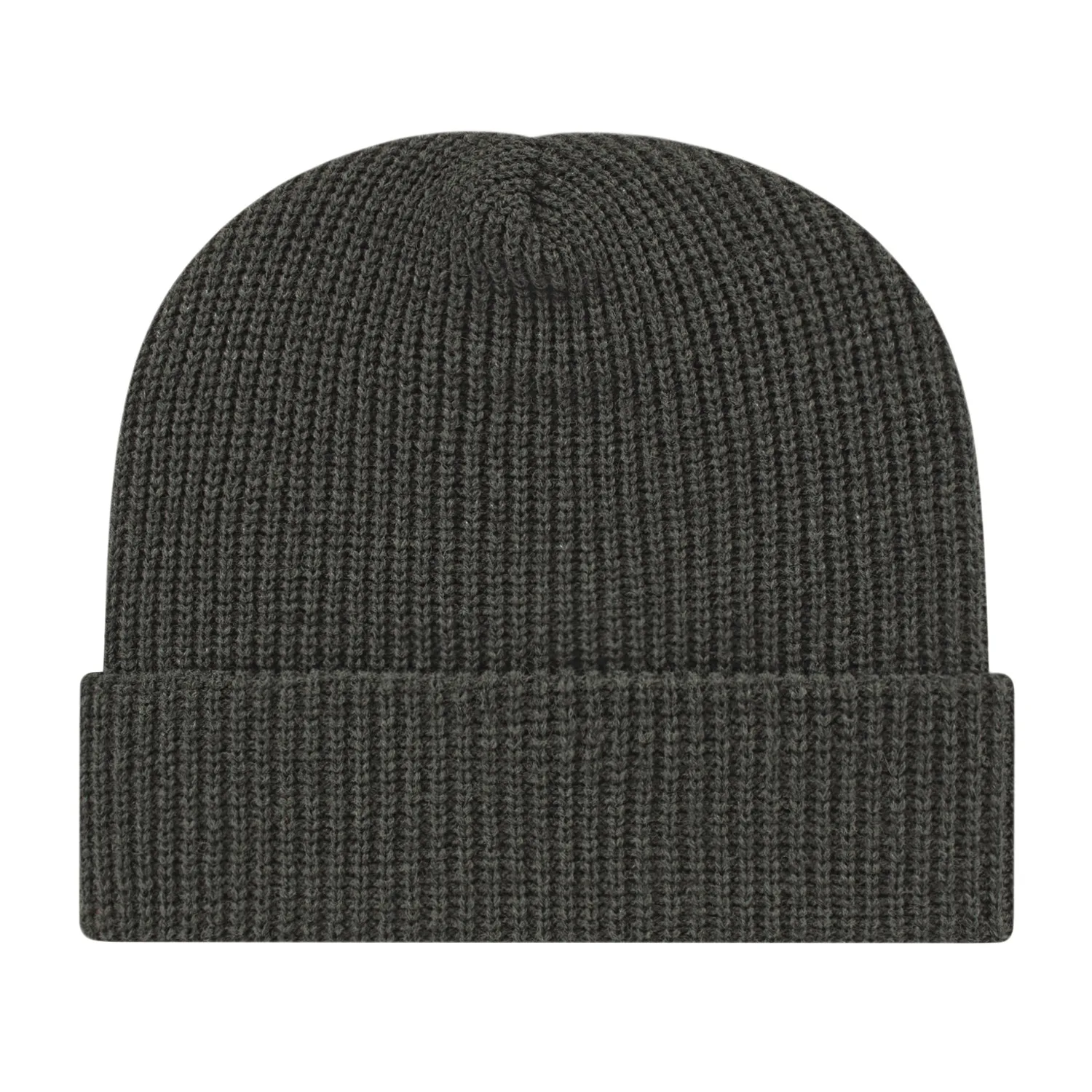Ribbed Knit Cap with Cuff view 4