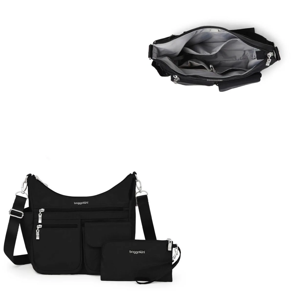 Baggallini Black Modern Everywhere Bag