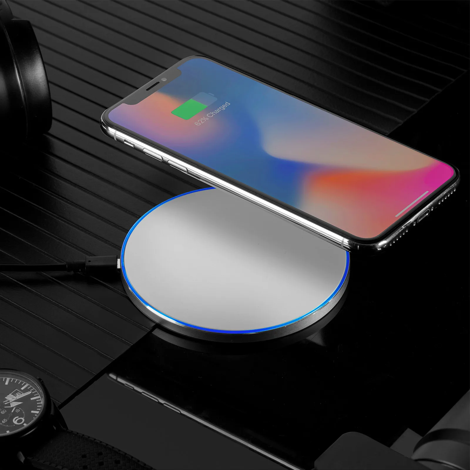 15W Thin and Quick Wireless Charging Pad view 2