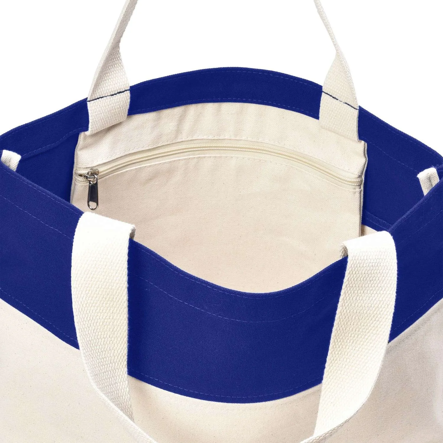 Striped Canvas Tote view 3