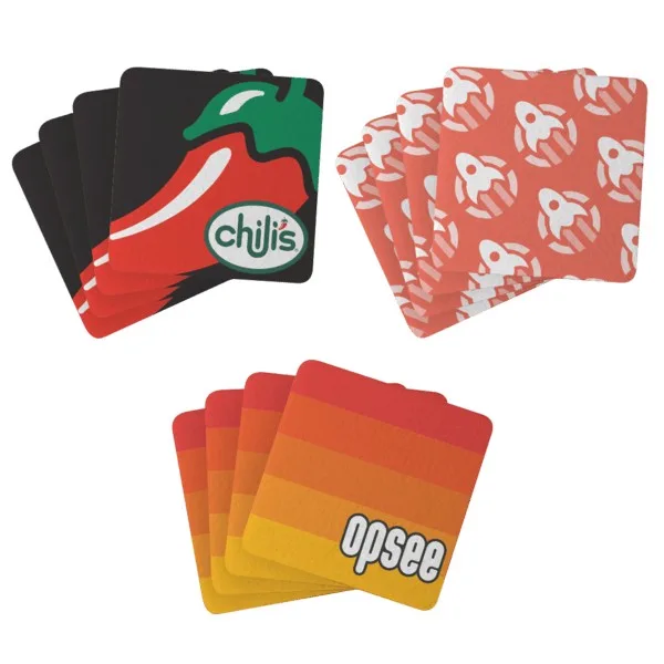 Kings Dye-Sublimated Felt Coasters (Set of 4) view 2