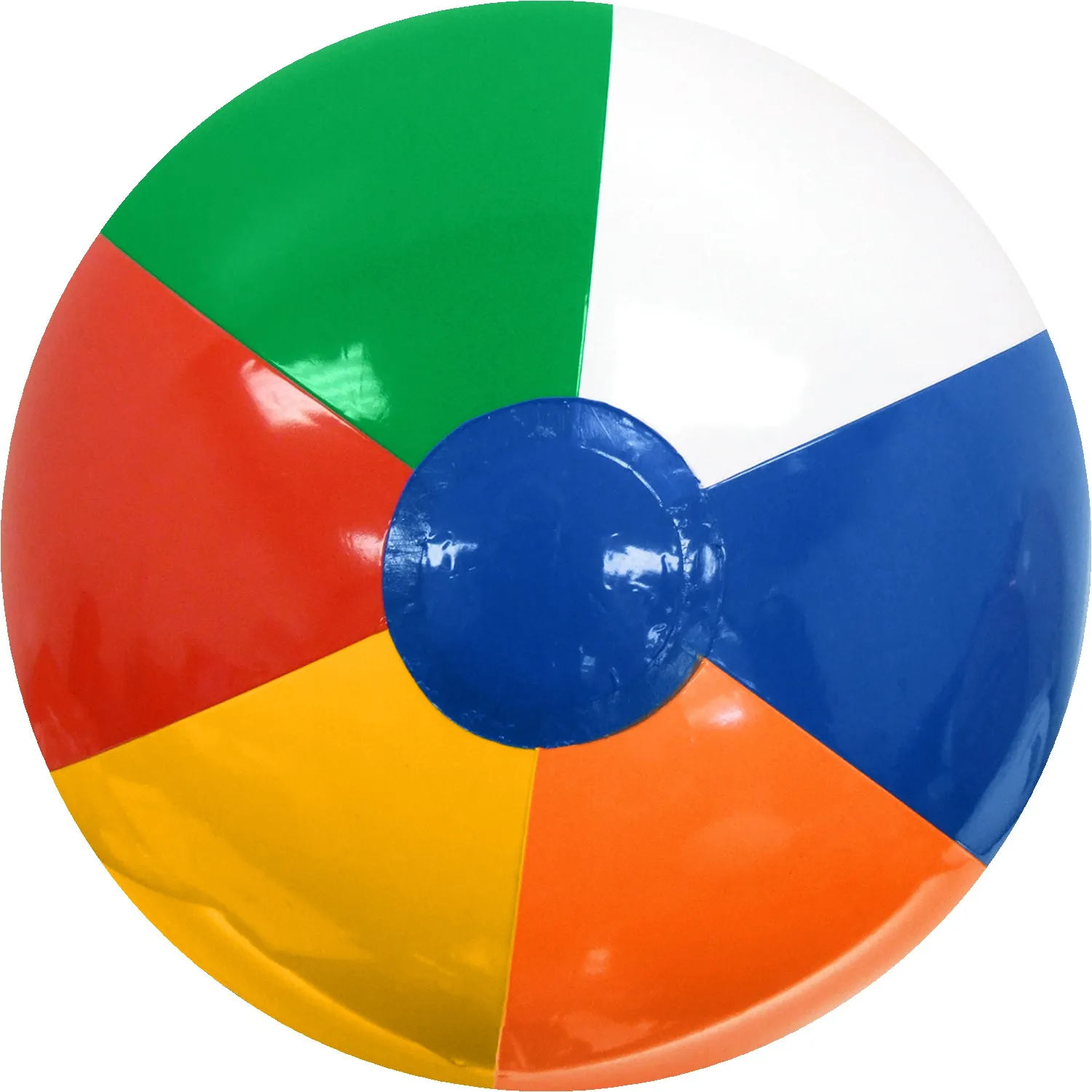 White, Blue, Red, Green, Orange & Yellow