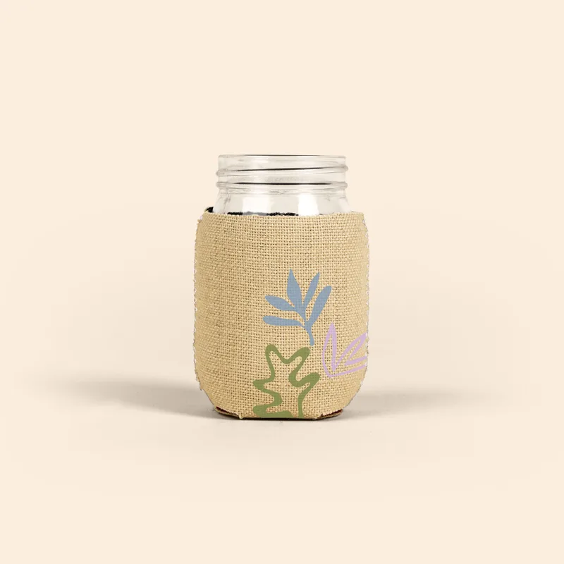 Burlap Beige/Various Blank Side