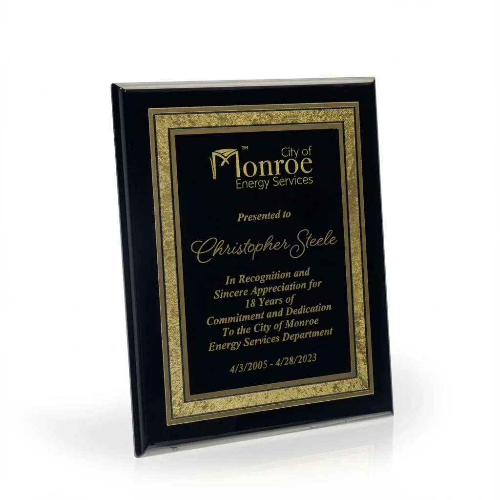 Charles Black Piano Plaque, view 4