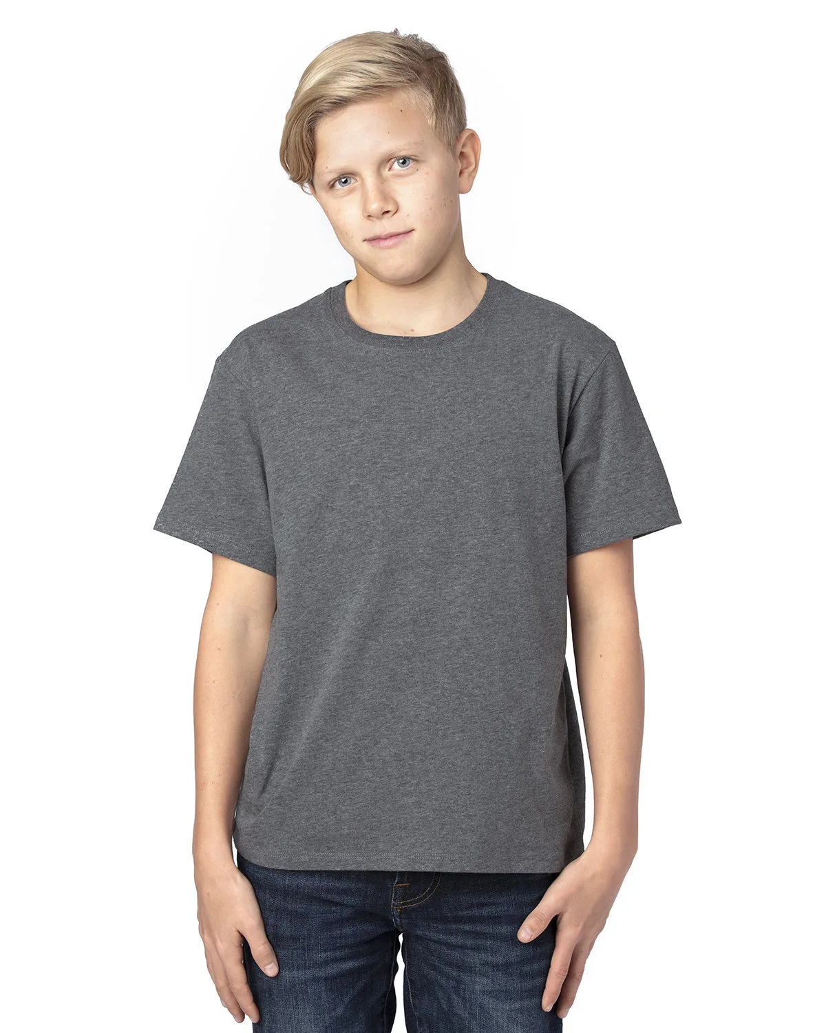 THREADFAST Youth Ultimate CVC T-Shirt view 3