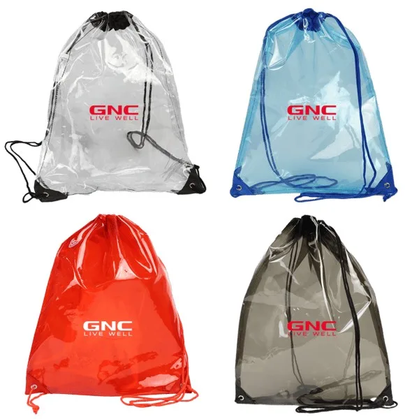 Phoenix Clear Drawstring Backpack view 2