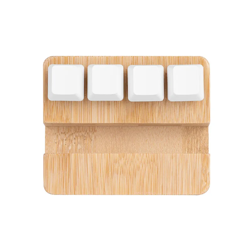 Bamboo Stand & Keypad Stress Reliever view 2