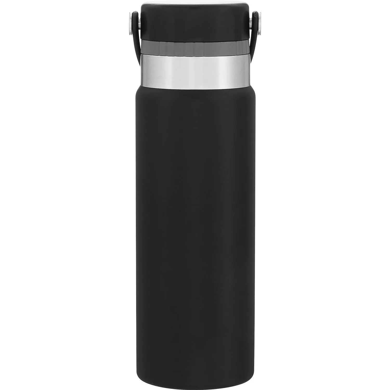 25 oz h2go Realm Water Bottle (Matte Black) view 2