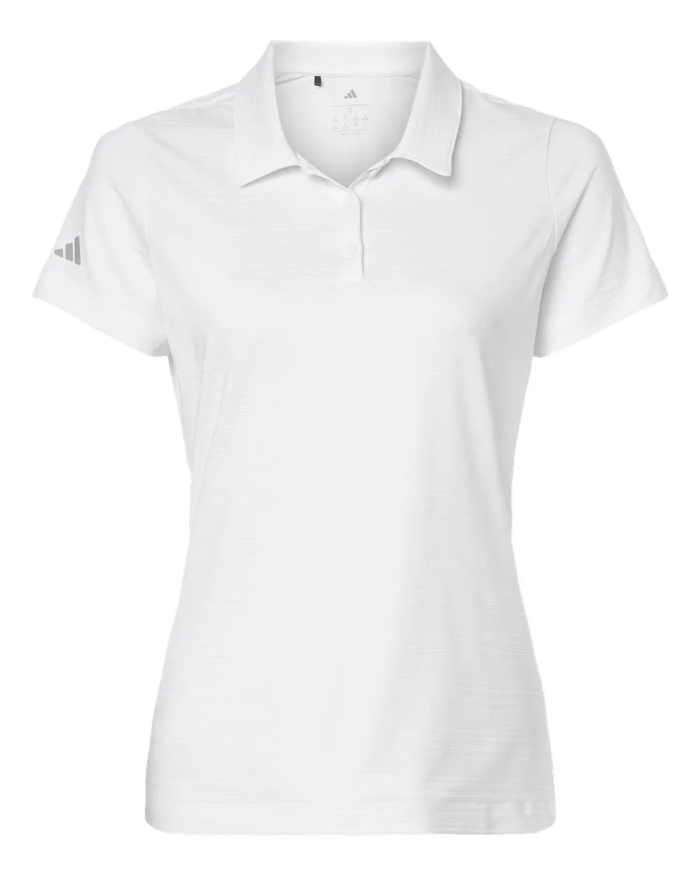 Adidas® Women's Textured Stripe Polo Shirt view 5