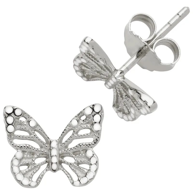 Jilco Inc Butterfly Studs - 10.5mm